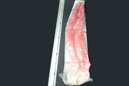 ＜12月8日決済分まで年内配送＞ボイルたらばがに脚約1kg(脚2本シュリンク)×2P(エアブラスト凍結) D-14051