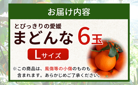 紅まどんなと同品種！＜とびっきりの愛媛 まどんな（6玉）＞マドンナ 愛媛果試第28号 果物 柑橘 フルーツ 期間 旬 季節限定 特産品 産地直送 片山果樹園 西宇和 愛媛県 西予市【常温】『2026年