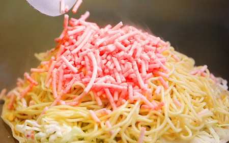 No.906 備後 府中焼き 5枚セット［2回定期便］広島お好み焼き 冷凍食品