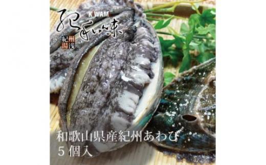 
やわコリ食感紀州活アワビ 【5個入】◇
