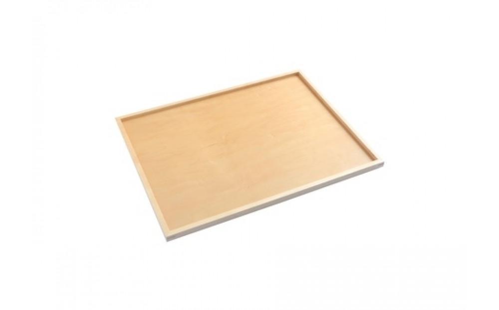 【ギフト用】旭川家具　コサイン　トレー(大)　メープル 【 旭川家具 北海道 旭川市 木製 家具 選べる樹種 お盆 ディナートレー ランチョンマットサイズ ウレタン塗装 銘々盆 贈り物 プレゼント 記