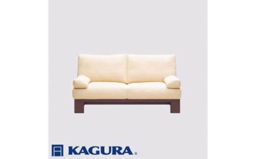 家具蔵 KAGURA 2Pアームレスソファ モデルノ ウォールナット材 家具 ソファー 2人掛け sofa リビングソファー 木材 無垢材 職人 手作業 天然木 高級木材 無添加 安全 ジャパニーズモダン 高級家具 熟練 無着色 おしゃれ 天然木無垢材 温もり シンプル 洗練
