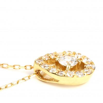ふるさと納税 大月市 0.15CT ダイヤモンドペンダント　P6113DI-Y |  | 02