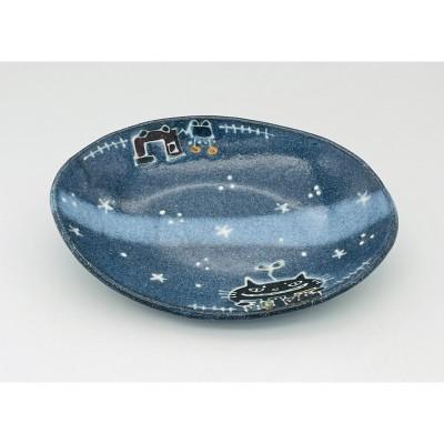 ふるさと納税 宗像市 猫街の植物工場長のカレー皿 midnight【716】_HA1724 |  | 01