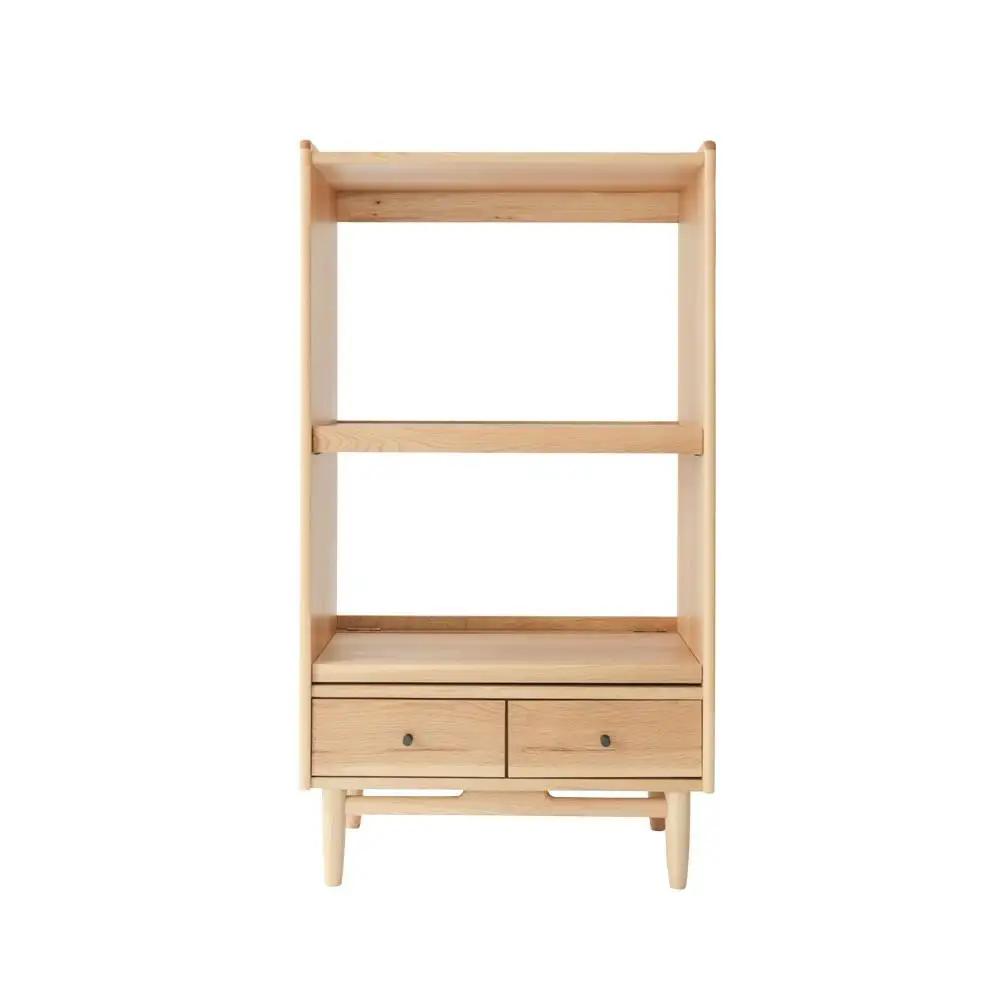 旭川家具 MUKU工房オリジナル ジャム レンジ台 北海道ナラ 【 国産 無垢 インテリア 木製 収納 ナチュラル キャビネット レンジ台 レンジボード キッチン 北海道 】 _04574
