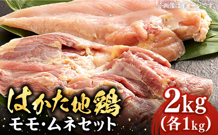 
                  はかた地鶏モモムネセット 2kg（1kg×2p）《豊前市》【MEAT PLUS】[VBB038] 地鶏 鶏肉 とりにく モモ ムネ もも むね 地鶏 ブランド地鶏 とりもも とりむね 肉 お肉 
                