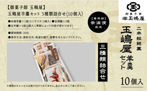 玉嶋屋羊羹セット【御菓子師 玉嶋屋】