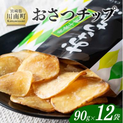ふるさと納税 川南町 おさつチップ90g×12袋