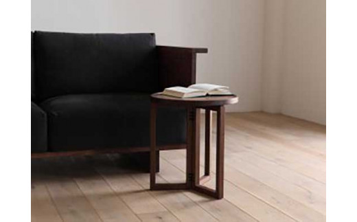 SPAGO Circle Table 042 High walnut