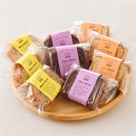 お菓子詰め合わせ セット(人気 パウンドケーキ 3種類×3コ)＜北海道のおすすめ　スイーツセット＞_詰め合わせ セット パウンドケーキ 人気 クランツ国誉店 スイーツ スィーツ 焼菓子 個包装 小分け