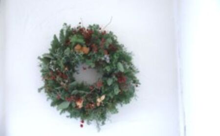 tsumugi2025クリスマスリース RED L