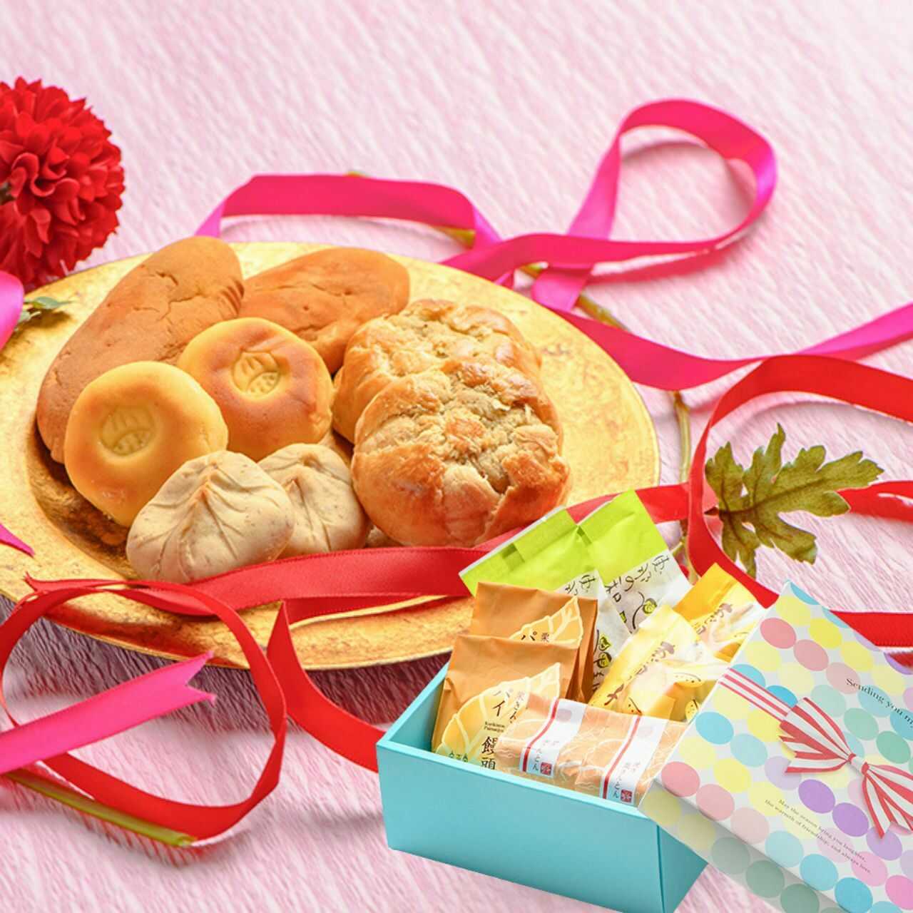 【ふるさと納税】焼き菓子4種8個セット （焼き栗きんとん・恵那っ子・和ポテト・栗きんとんパイ） / 栗 くり 栗きんとん 焼菓子 和菓子 詰め合わせ ギフト 和菓子 スイーツ デザート お菓子 プレゼント お取り寄せ /恵那市/良平堂[AUDB009]