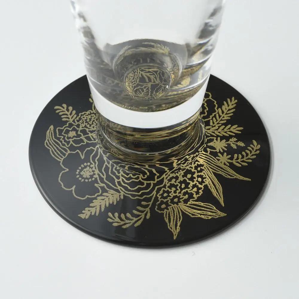 ぬりもん de Verre ピルスナーグラス 蒔絵 ボタニカル 金