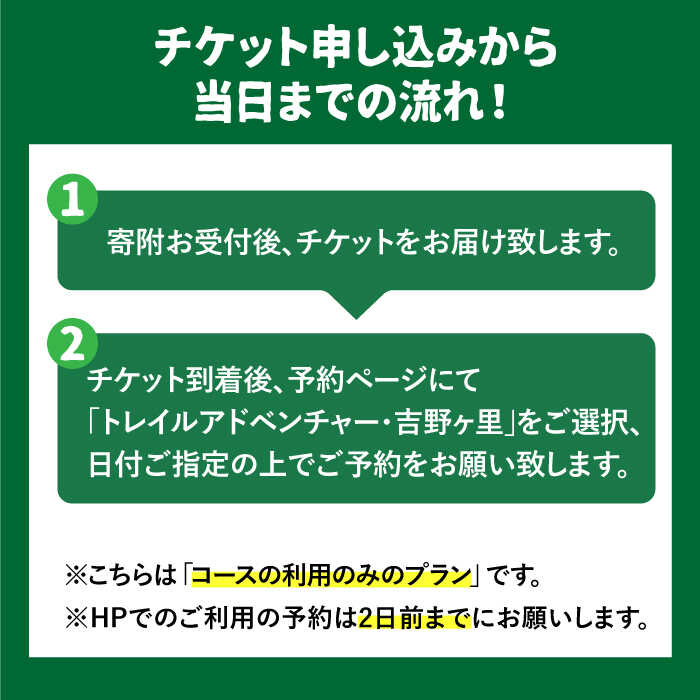 【トレイルアドベンチャー・吉野ヶ里】トレイル利用チケット1名分（コース利用のみ・自転車持ち込み） [FBQ006]