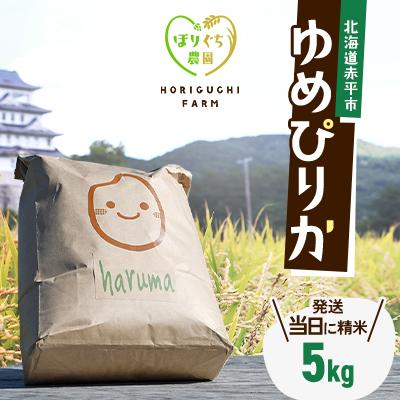 ふるさと納税 赤平市 【先行予約 令和8年産】ほりぐち農園直送のお米　精米したてゆめぴりか　5kg
