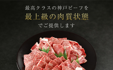 神戸ビーフ　焼肉600g・切り落としカルビ500gセット　合計1100g　ASGY3【配送不可地域：離島】【1312581】