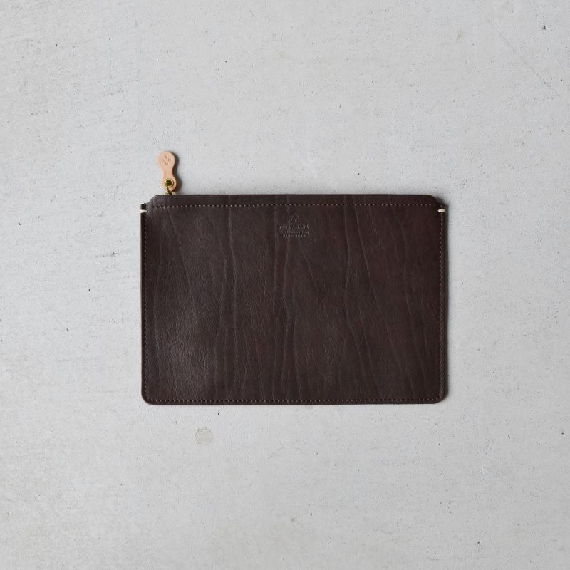 Teha’amana Square pouch L テハマナ スクエアポーチ L ベーシック ブラック  革 皮 雑貨 おしゃれ レザー 本革 こだわりの逸品 地域特産品 ギフト 自分用 人気 おすす