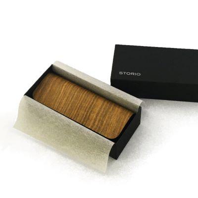 ふるさと納税 小千谷市 【雪国の無垢材使用】ストーリオ メガネケース スライド型(クルミ・ブラック) |  | 03