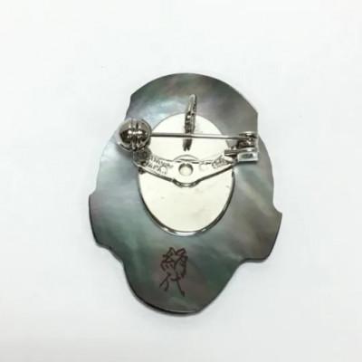 ふるさと納税 加賀市 ふくろう蒔絵 黒蝶貝ブローチ 型取 |  | 03