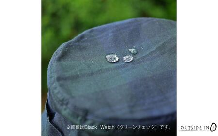 Wax Cotton Bucket Hat Col.02 Brown Plaid（ブラウンチェック）帽子 キャップ バケットハット フリーサイズ キャンプ用品 アウトドア用品 [OUTSIDE IN]