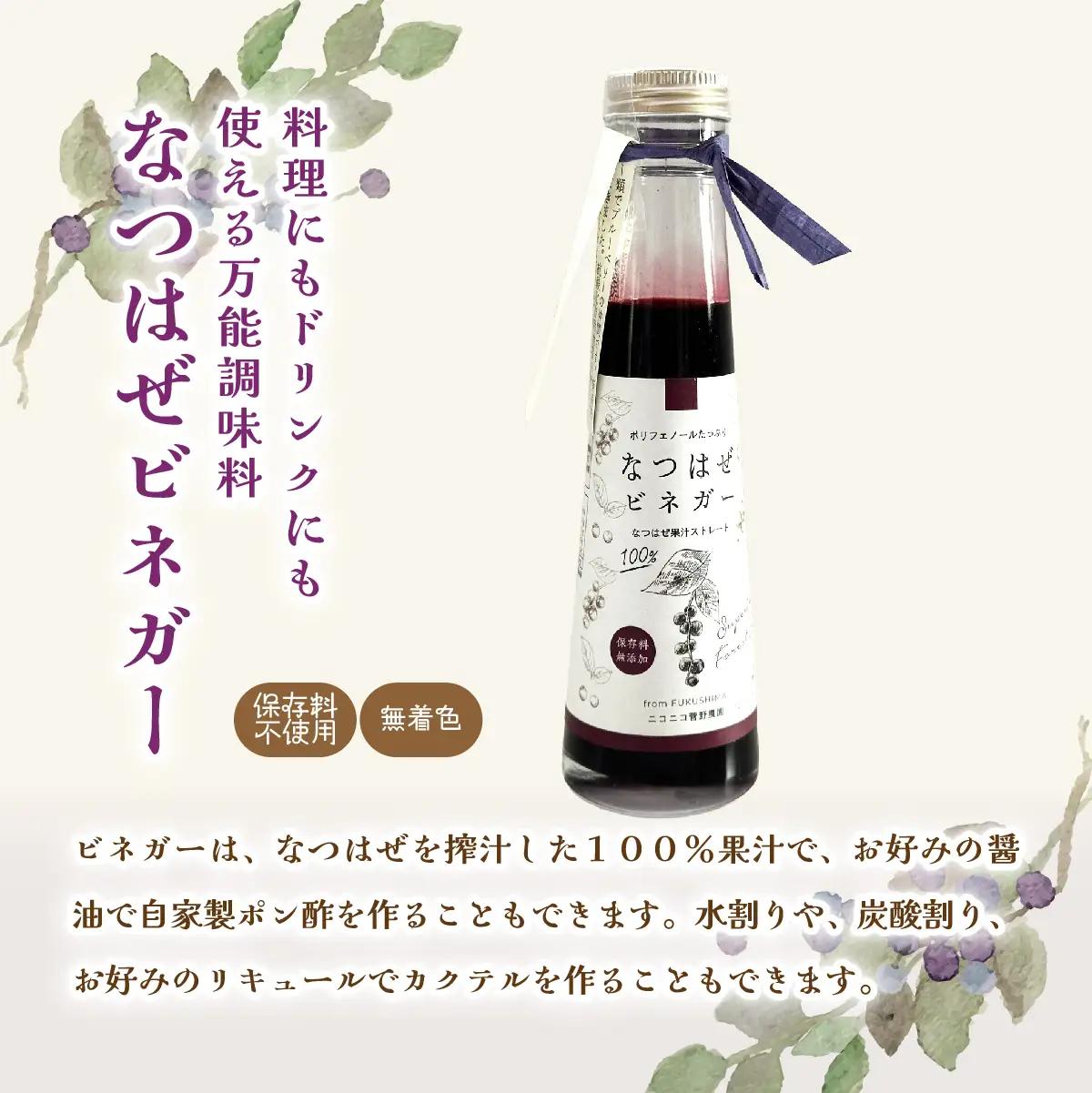 【ジャパン・フード・セレクション グランプリ受賞！】なつはぜ果汁のポン酢とビネガー 各300ml、ミニジャム45g×3 ITTAA009
