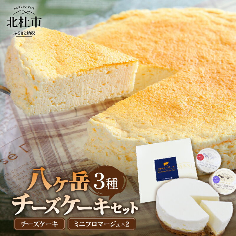 【ふるさと納税】 チーズケーキ スイーツ ケーキ 5号 フロマージュ おまかせ2種 プレーン いちご ブルーベリー ショコラ セット チーズ 八ヶ岳 送料無料