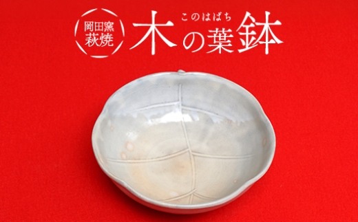 萩焼 木の葉鉢