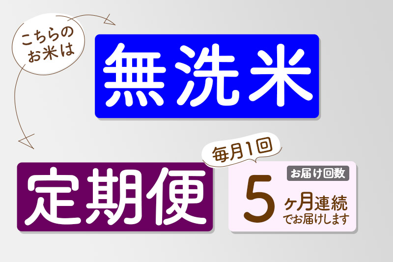 【無洗米】＜令和7年産 新米予約＞《定期便5ヶ月》秋田県産 あきたこまち 25kg (5kg×5袋) ×5回 25キロ お米  新米