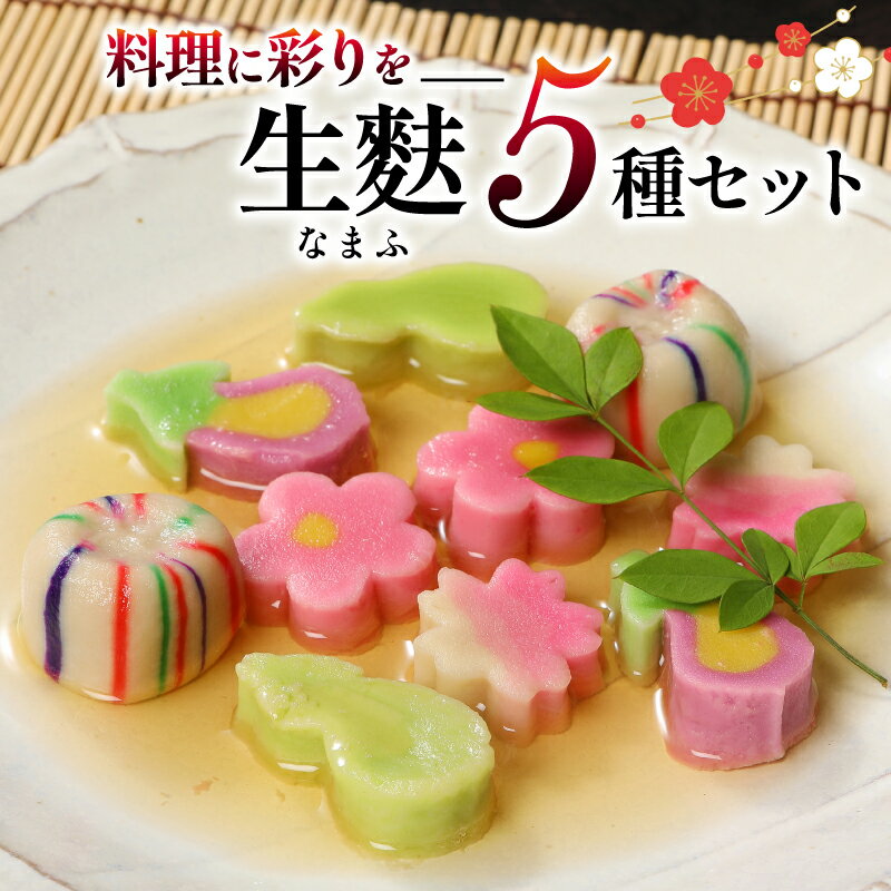 【ふるさと納税】 かわいい 生麩 5種セット 生麩 5種 セット お祝い 正月 年末 特別 縁起物 高級感 華やか ひょうたん さくら なす てまり うめ 冷凍 宮村製麩所 おもてなし おせち ひな祭り 贈答 ギフト プレゼント 父の日 新潟県 新発田市 I29