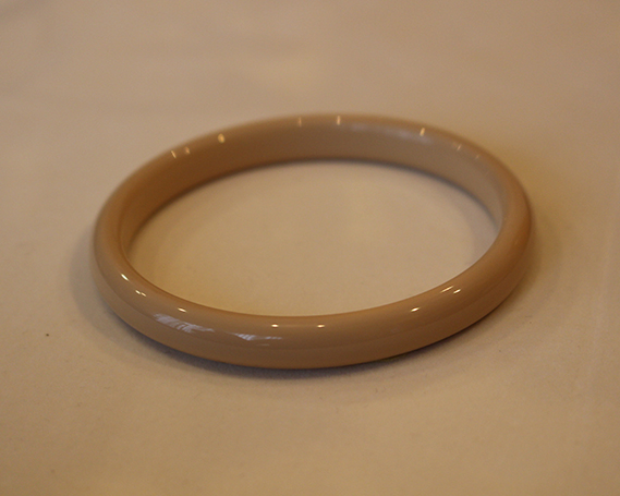 SHINBEY　漆バングル　ベージュ　S No.247