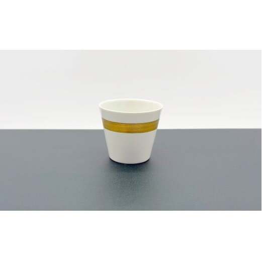 有田焼 輝くシリーズ スタイリッシュ！ 3点セット ゴールド【上福窯】食器 器 うつわ 酒器 フリーカップ マグカップ ぐい呑み 和モダン 3点 セット 60000円 A60-118_イメージ2