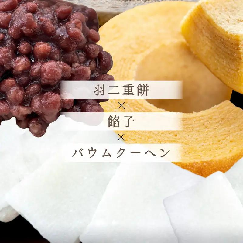【寄附額見直し】羽二重結びバウム 10個  洋菓子 スイーツ 銘菓 [A-08225]