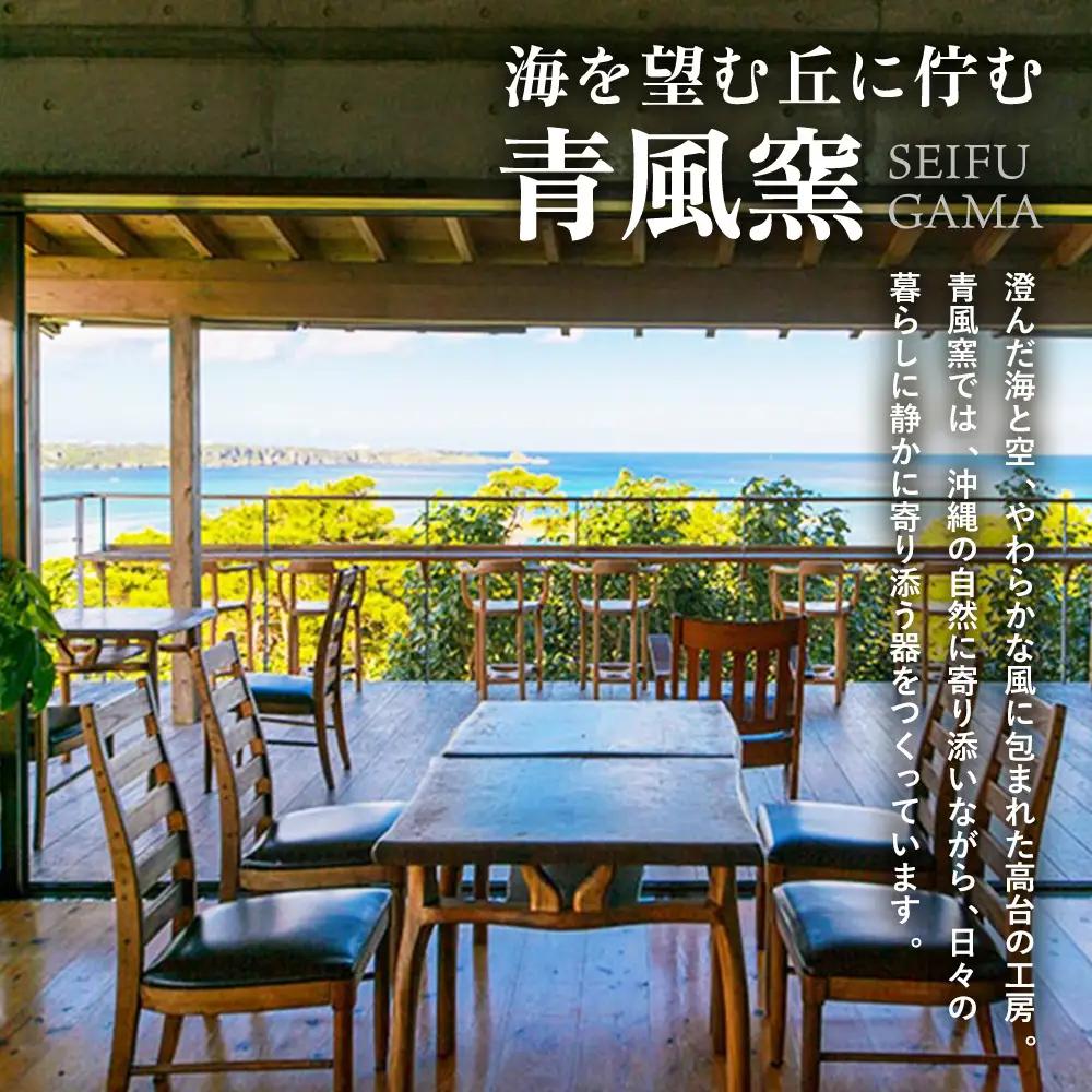 海彩（うみいろ）フリーカップ　大・中セット【青風窯：玉田　彰作】