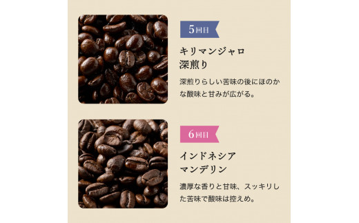 【定期便】カフェ・アダチ ドリップコーヒー （200ｇ×6回） コーヒー豆　酸味の少ない コクのある　厳選ストレートコーヒー