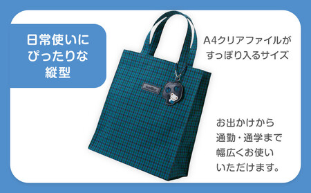 トートバッグ（青系ファミリアチェック）【2025年5月下旬頃よりお届け予定】