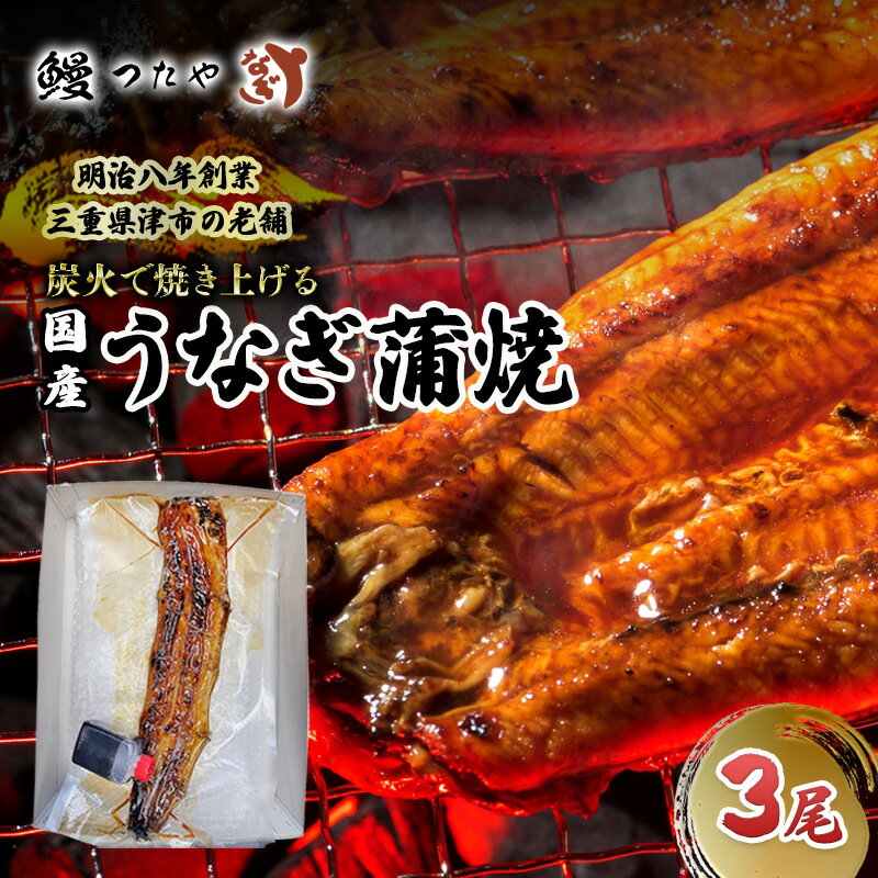 【ふるさと納税】鰻かばやき三尾　600g～ [うなぎ蒲焼き 炭火焼 たれ 鰻 蒲焼 鰻蒲焼 ウナギ ギフト 贈り物 うな丼 鰻丼 グルメ ご褒美 簡単調理 冷蔵 丑の日]
