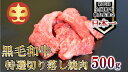 【ふるさと納税】【うしの中山】 切り落とし 焼肉 用 500g【日付指定不可】