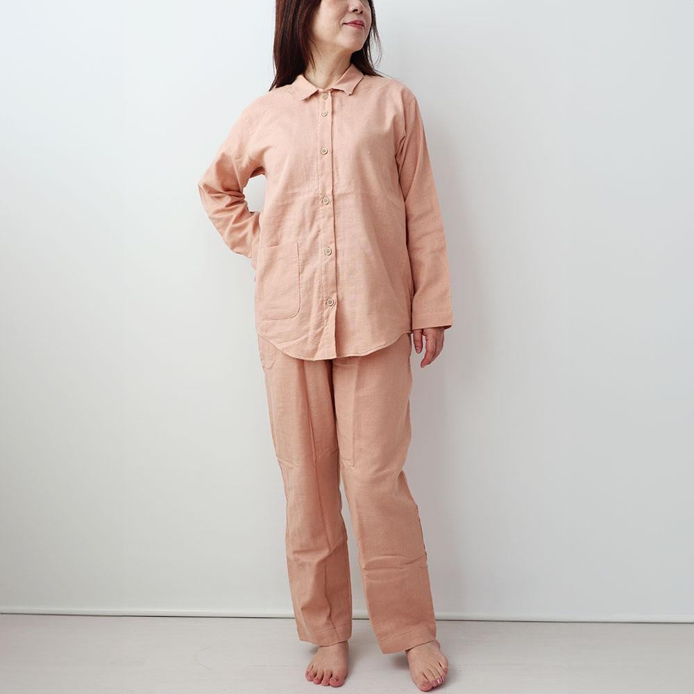 
                  【岩本繊維】和晒京ふたえガーゼ レディースパジャマ【サイズ・色をお選びいただけます】
                