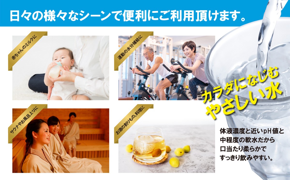 カラダになじむやさしい水