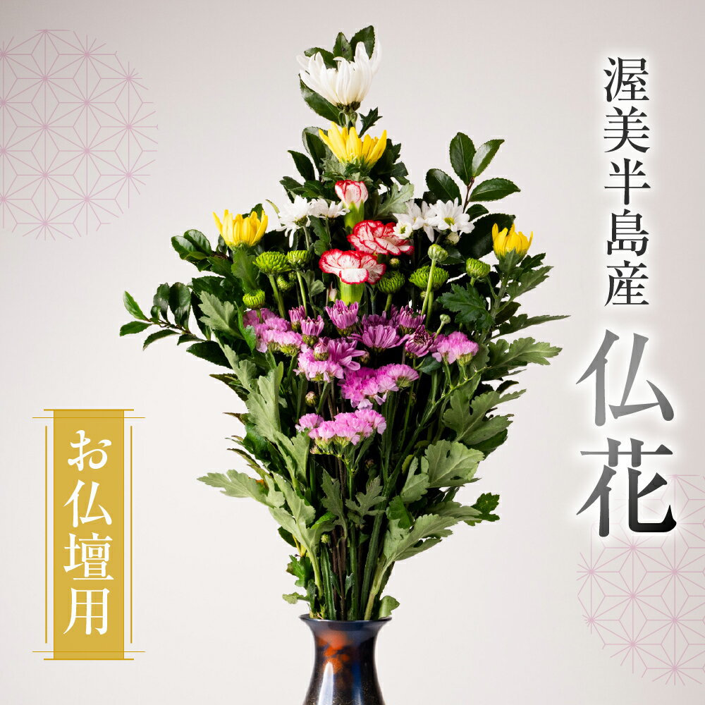 【ふるさと納税】産地直送 《お仏壇用》 仏花 日時指定可 生産額 日本一 田原市 渥美半島 月命日 お彼岸 お盆 年末 鮮度 生花 お花 定期便