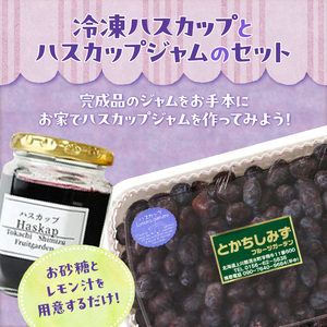 【令和６年産　先行受付】とかちしみず フルーツガーデン の ハスカップ ジャム づくり セット 【 ハスカップ 不老長寿の果実 パン 甘酸っぱい お取り寄せ 北海道 清水町  】_S009-0004