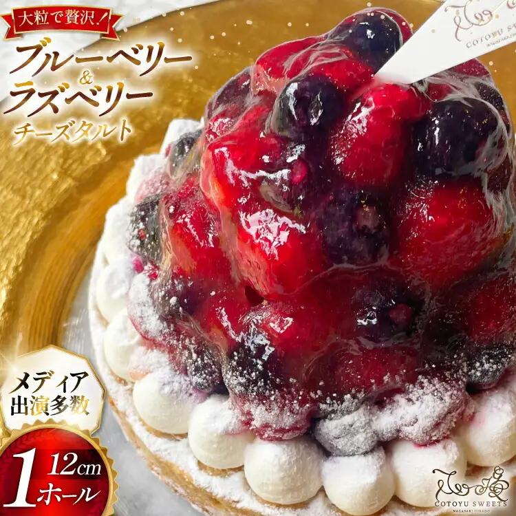 フルーツ ブルーベリー ラズベリー チーズ タルト 1ホール 12cm
