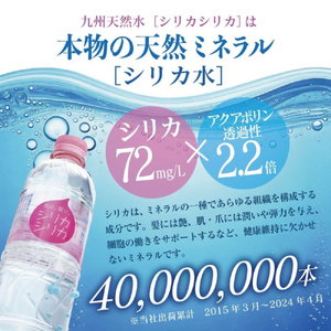九州天然水 シリカシリカ 500ml×24本 九州 天然水 シリカ シリカ水 500ml 24本 飲料水 軟水 美容 ミネラル 大分県 玖珠町 くじゅう連山 名水百選 ナチュラルミネラルウォーター ア