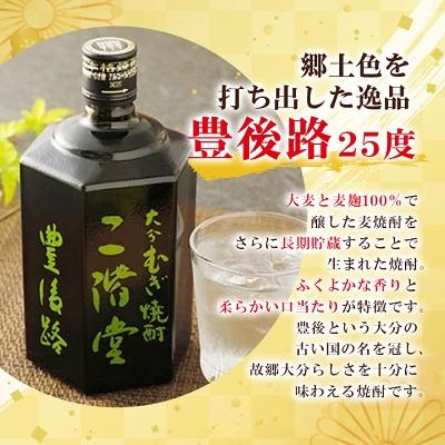 ふるさと納税 日出町 大分むぎ焼酎 二階堂 吉四六 瓶・豊後路・やつがい飲み比べセット(A) AG17 |  | 03