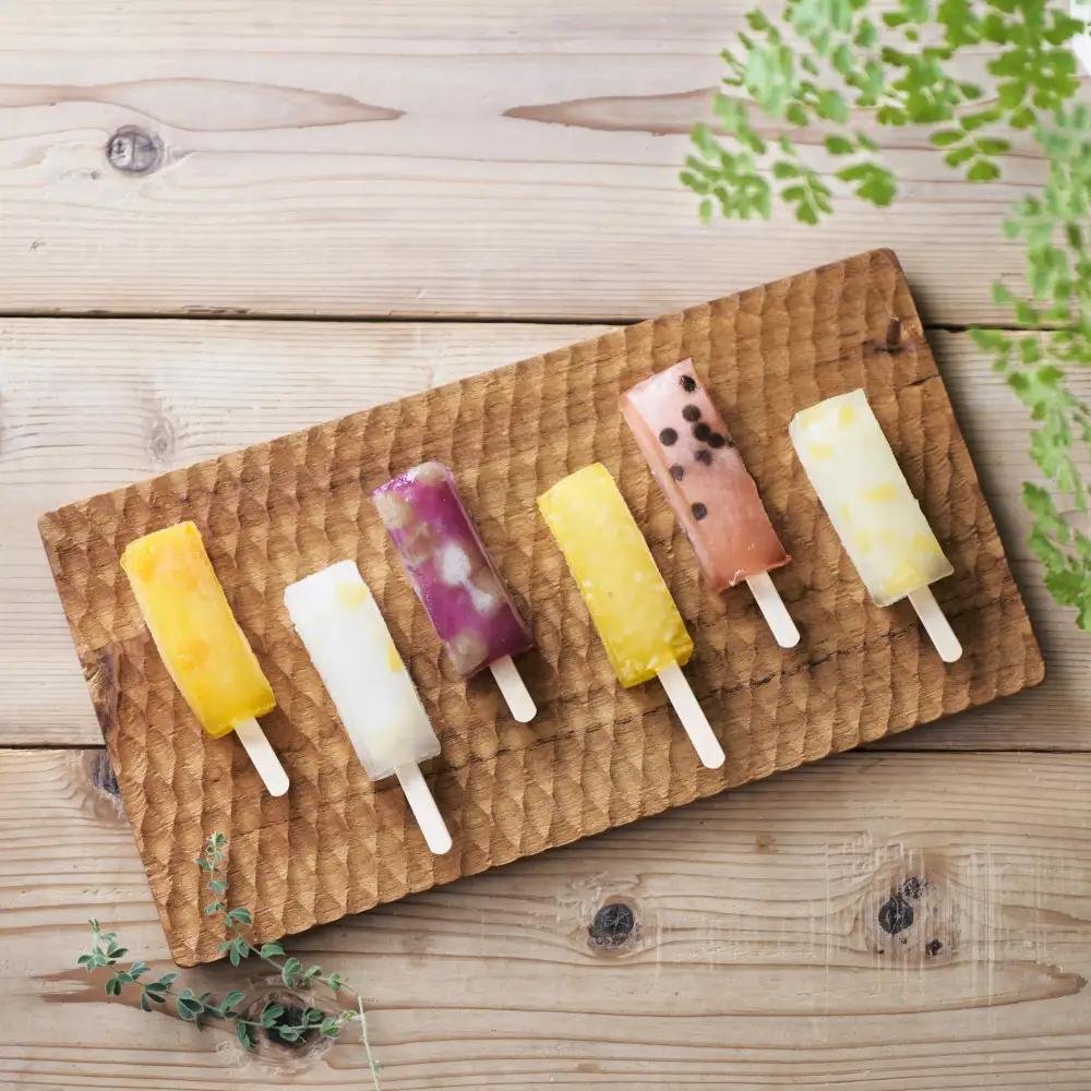 ぷるんと食感！ 溶けないアイス 「くずバー」 6種各2本セット くずバー