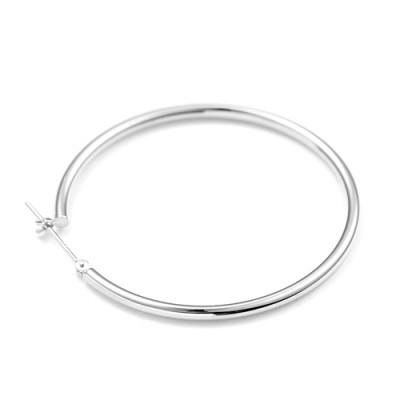 ふるさと納税 昭和町 プラチナ900　フープピアス　　　　　　　　太さ2.0mm ・直径40.0mm 120327 |  | 01