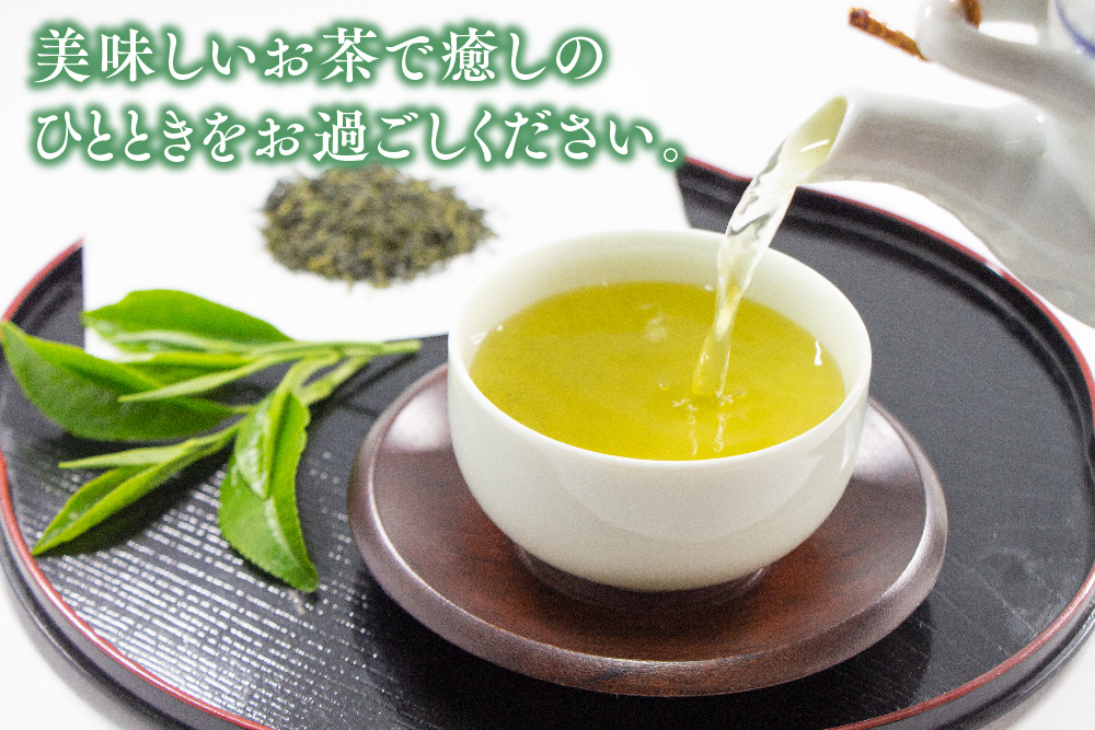 【毎月お届け6回】特上煎茶八重2本と季節のお茶1本(合計100g×3本)【田中茶舗 銘茶問屋 特上煎茶 八重 100g サエミドリ 甘い口当たり うま味 渋み 深み 九州】(H047129)