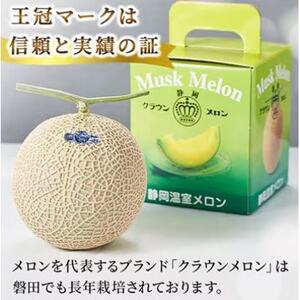 【毎月定期便】クラウンメロン(白等級)1玉・4ヵ月毎月お届け全4回【配送不可地域：離島・北海道・沖縄県】【4069564】