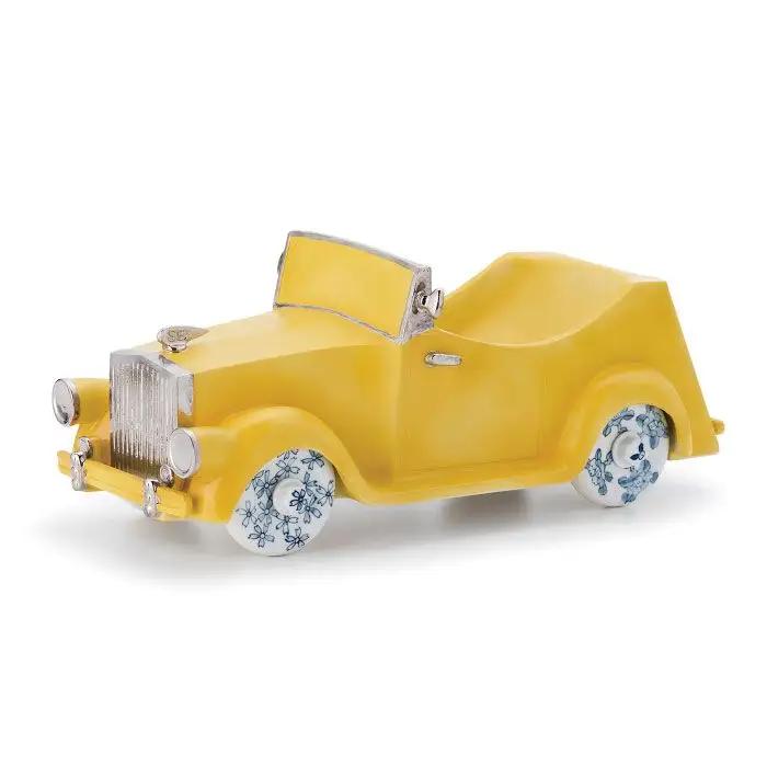【波佐見焼】SEI 2020 CLASSIC イエロー 陶器 クラシックカー 【清山】 [TD02]  波佐見焼 車 置物 車 置物