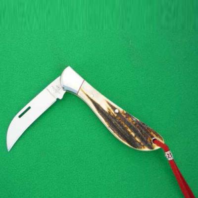 ふるさと納税 関市 H60-06 フローリストナイフ メタリック【鹿角】 FD-120H |  | 01